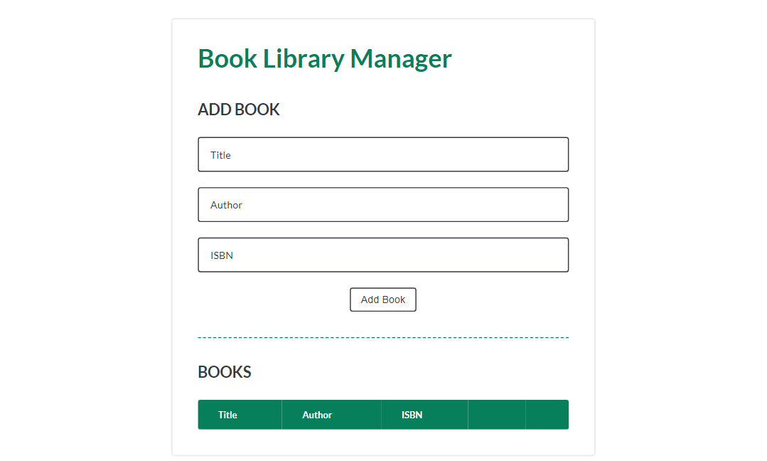 Book Manager